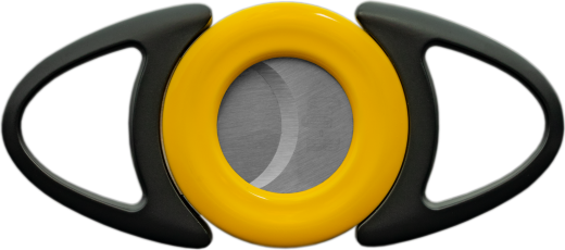 Cig-R Zigarren Abschneider Bull's Eye Gelb