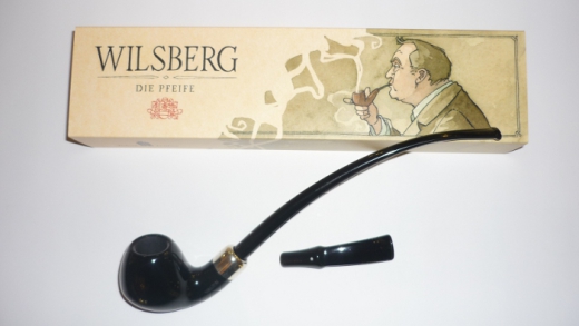 Wilsberg Pfeife schwarz - Tabak Träber