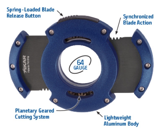 XO Double Guillotine Cutter blau