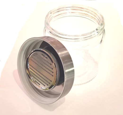 Guy Janot Tabaktopf Glas / Alu