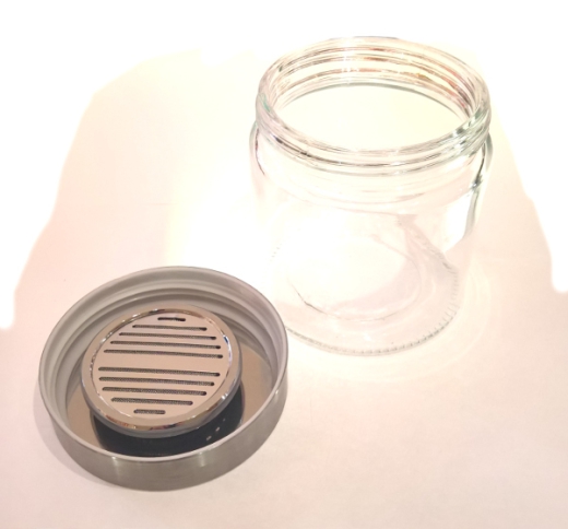 Guy Janot Tabaktopf Glas / Alu
