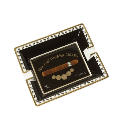 Cigar ashtray Medal Black Elie Bleu