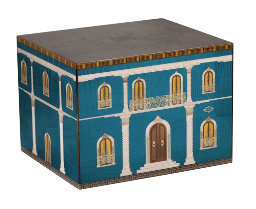 Elie Bleu Casa Cubana Blue Palace 110 Zigarren Humidor