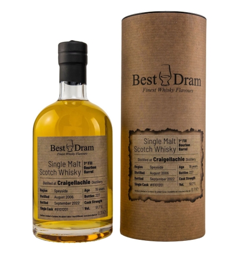 Best Dram Craigellachie 16 Years Single Malt Whisky