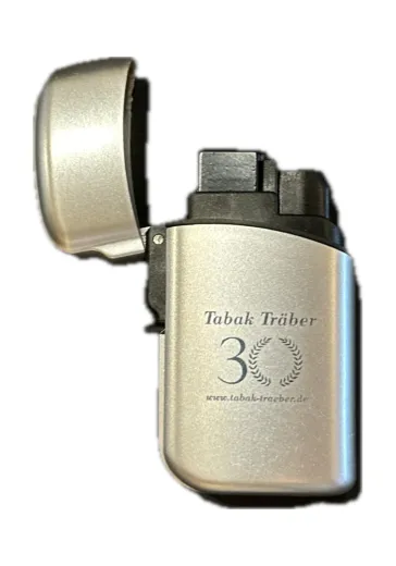Tabak Träber - 30 Jahre - Jetflame Feuerzeug