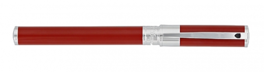S.T. Dupont Tintenroller rot mit Chromfinish
