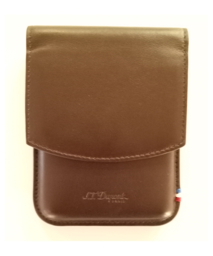 S.T. Dupont Zigarilloetui Atelier braun