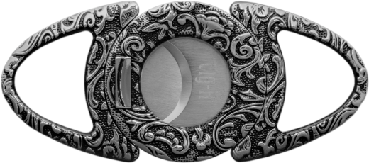 Cig-R Cigar Cutter Bull's Eye Antik Silver