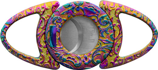 Cig-R Cigar Cutter Bull's Eye Antik Rainbow