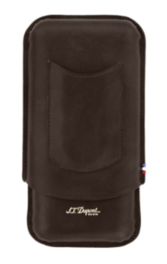 S.T. Dupont Cigar Case Atelier CL 3 brown