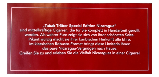 Tabak Träber Diamant Robusto