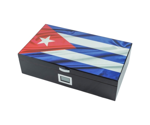 Humidor Cuba Flag