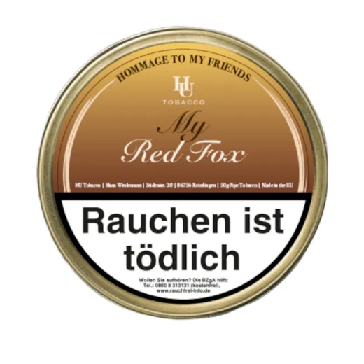 HU Tobacco Hommage to my friends My Red Fox