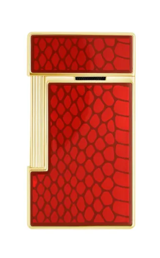 S.T. Dupont Slimmy Schlange rot