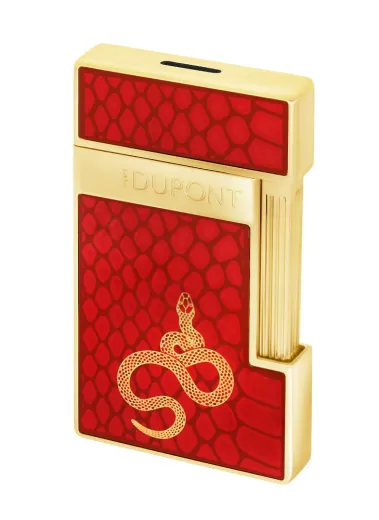 S.T. Dupont Slimmy Schlange rot
