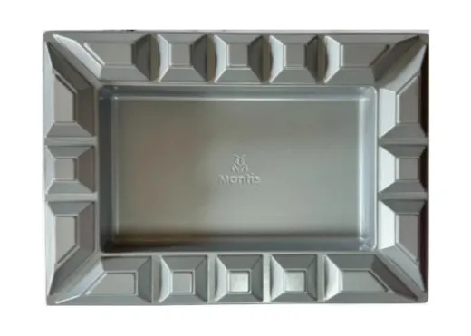 Mantis Mesa Aschenbecher silber