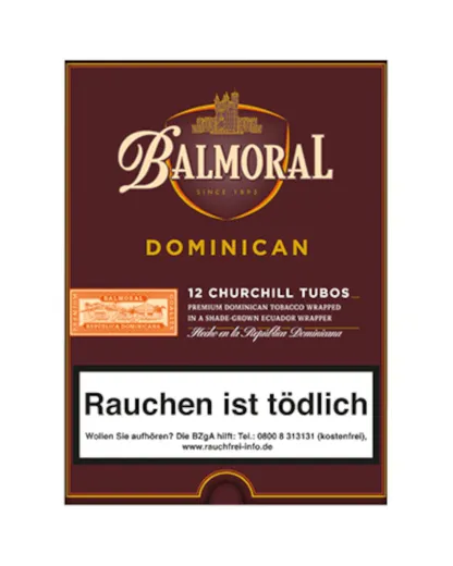 Balmoral Dominican Selection Churchill Tubos