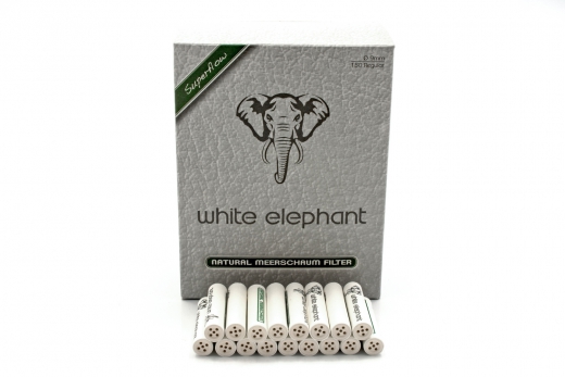 White Elephant Natural Meerschaum Filter 9mm