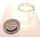 Guy Janot Tabaktopf Glas / Alu