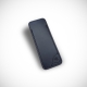 Les Fines Lames leather sheath Black
