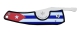 Le Petit Flag Cuba dark