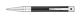 S.T. Dupont ballpoint pen black with chrome finish