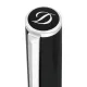 S.T. Dupont Initial Tintenroller schwarz mit Chromfinish