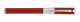 S.T. Dupont rollerball pen red with chrome finish