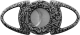Cig-R Zigarren Abschneider Bull's Eye Antik Silber