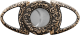 Cig-R Zigarren Abschneider Bull's Eye Antik Gold