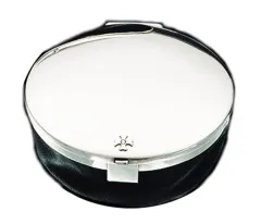 Sillem's Tabatiere versilbert rund