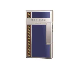 Elie Bleu J-14 Diamond Lack blau mit Alba Einlegearbeit