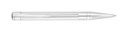 S.T. Dupont Initial ballpoint pen with chrome finish