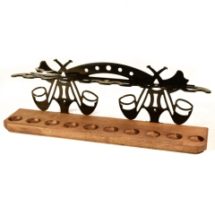 AMPEDUS VPC Pfeifenständer 10er Tobacco Hevea Metall