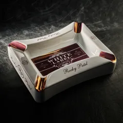 Rocky Patel Aschenbecher White Label Porzellan