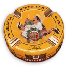 Arturo Fuente Story Dunkles Gold Aschenbecher